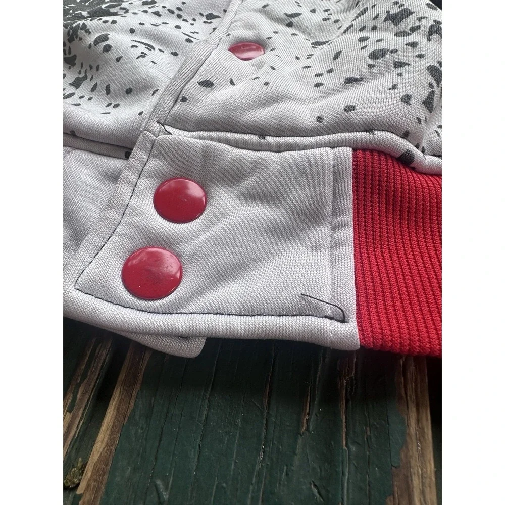 Chicago Bulls All Over Print Multi Color‎  Buttons Jacket NBA Kids 10/12